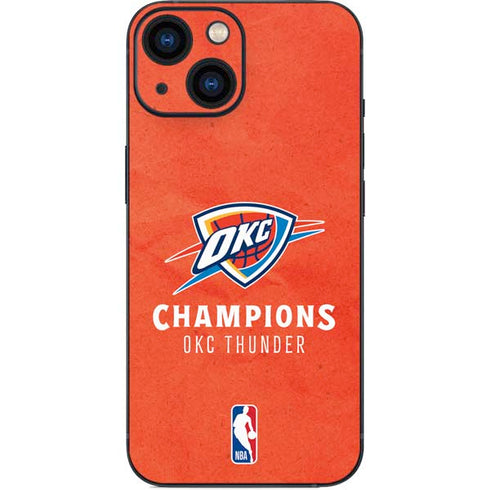2025 NBA Champions Oklahoma City Thunder iPhone 13 Mini Skin