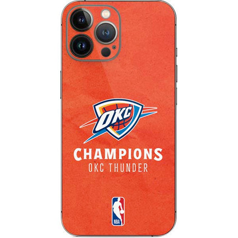 2025 NBA Champions Oklahoma City Thunder iPhone 13 Pro Max Skin