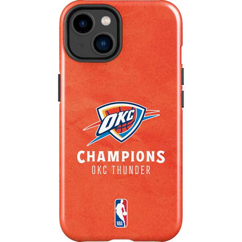 2025 NBA Champions Oklahoma City Thunder iPhone 14 Plus Impact Case