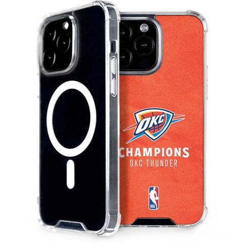 2025 NBA Champions Oklahoma City Thunder iPhone 14 Pro Max MagSafe Case