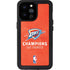 2025 NBA Champions Oklahoma City Thunder iPhone 14 Pro Max Waterproof Case