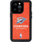 2025 NBA Champions Oklahoma City Thunder iPhone 14 Pro Waterproof Case