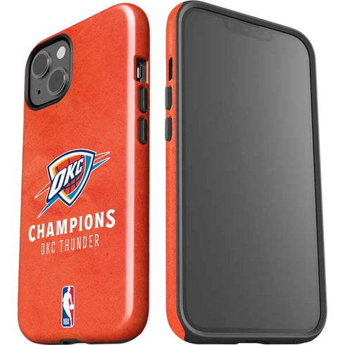 2025 NBA Champions Oklahoma City Thunder iPhone 15 Impact Case