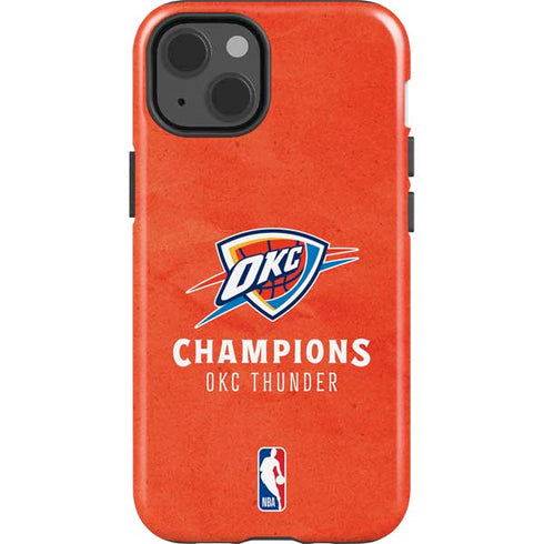 2025 NBA Champions Oklahoma City Thunder iPhone 15 Plus Impact Case