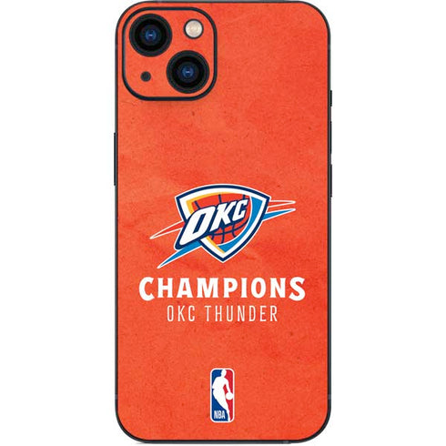 2025 NBA Champions Oklahoma City Thunder iPhone 15 Plus Skin