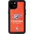 2025 NBA Champions Oklahoma City Thunder iPhone 15 Plus Waterproof Case