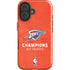 2025 NBA Champions Oklahoma City Thunder iPhone 16 Impact Case