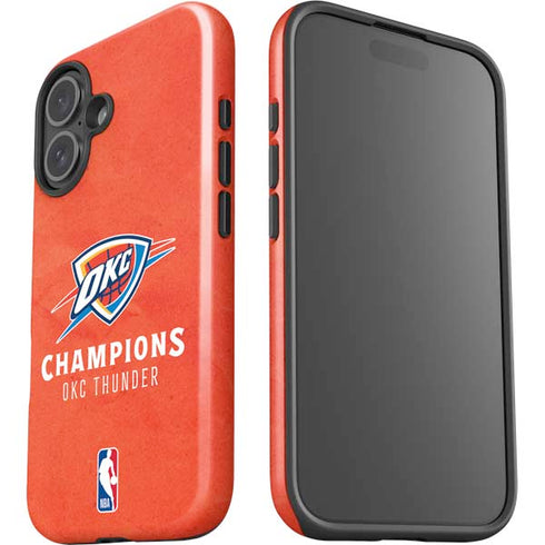 2025 NBA Champions Oklahoma City Thunder iPhone 16 Impact Case