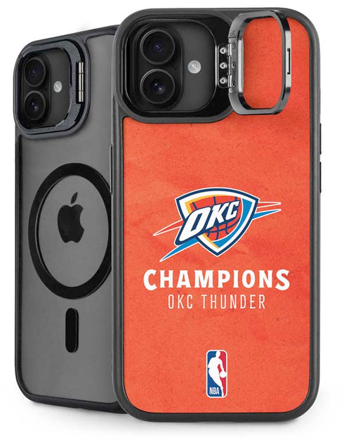 2025 NBA Champions Oklahoma City Thunder iPhone 16 Plus Kickstand Case