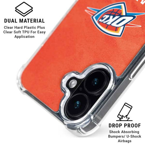 2025 NBA Champions Oklahoma City Thunder iPhone 16 Plus MagSafe Case