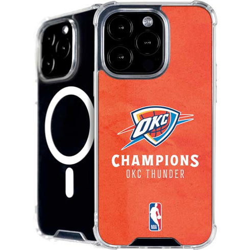 2025 NBA Champions Oklahoma City Thunder iPhone 16 Pro MagSafe Case