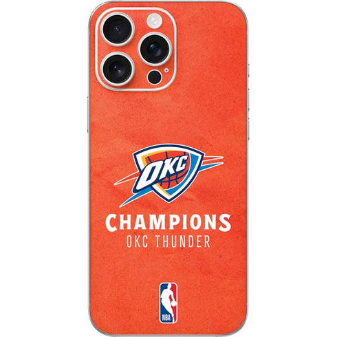 2025 NBA Champions Oklahoma City Thunder iPhone 16 Pro Max Skin