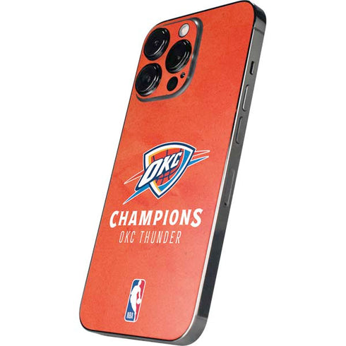 2025 NBA Champions Oklahoma City Thunder iPhone 16 Pro Skin
