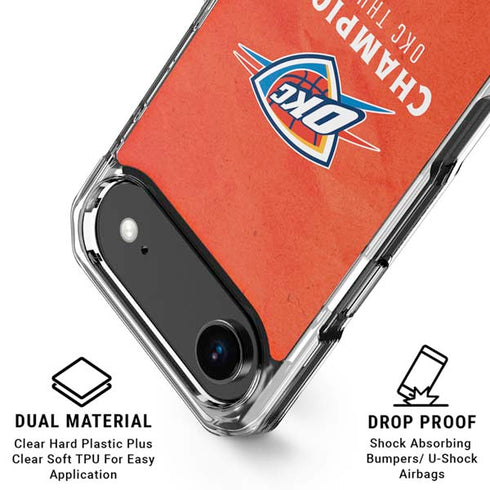 2025 NBA Champions Oklahoma City Thunder iPhone 17 Air MagSafe Case