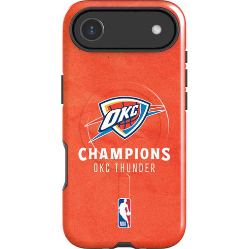 2025 NBA Champions Oklahoma City Thunder iPhone 17 Air Magsafe Impact Case