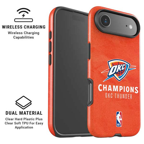 2025 NBA Champions Oklahoma City Thunder iPhone 17 Air Magsafe Impact Case