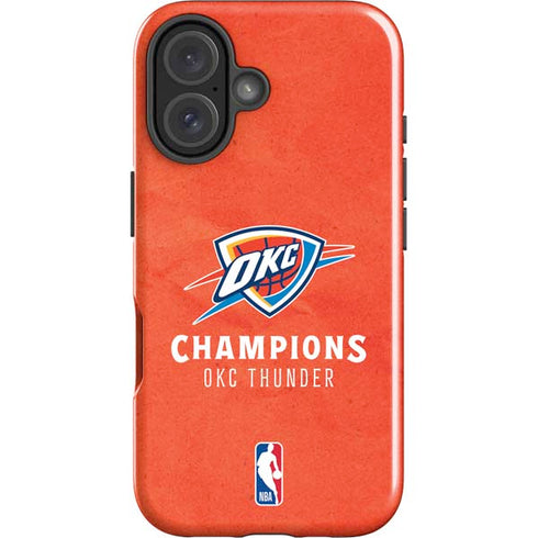 2025 NBA Champions Oklahoma City Thunder iPhone 17 Impact Case