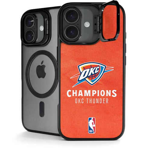 2025 NBA Champions Oklahoma City Thunder iPhone 17 Kickstand Case