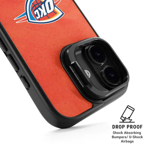 2025 NBA Champions Oklahoma City Thunder iPhone 17 Kickstand Case
