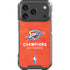 2025 NBA Champions Oklahoma City Thunder iPhone 17 Pro Clear Case