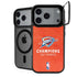 2025 NBA Champions Oklahoma City Thunder iPhone 17 Pro Kickstand Case