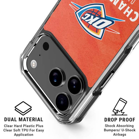2025 NBA Champions Oklahoma City Thunder iPhone 17 Pro MagSafe Case