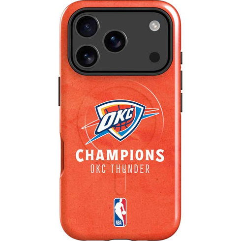 2025 NBA Champions Oklahoma City Thunder iPhone 17 Pro Magsafe Impact Case