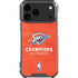 2025 NBA Champions Oklahoma City Thunder iPhone 17 Pro Max Clear Case