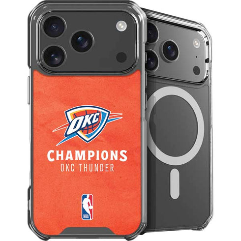 2025 NBA Champions Oklahoma City Thunder iPhone 17 Pro Max MagSafe Case