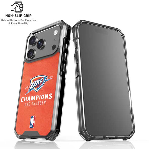 2025 NBA Champions Oklahoma City Thunder iPhone 17 Pro Max MagSafe Case