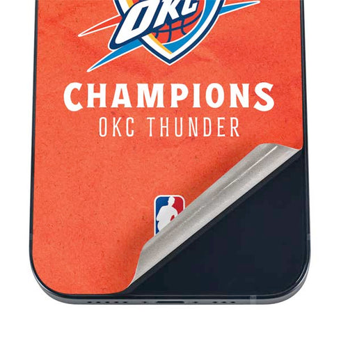2025 NBA Champions Oklahoma City Thunder iPhone 17 Pro Skin
