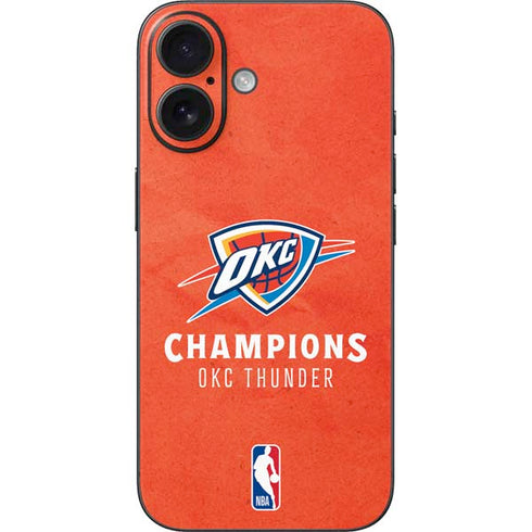 2025 NBA Champions Oklahoma City Thunder iPhone 17 Skin
