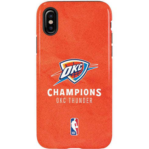 2025 NBA Champions Oklahoma City Thunder iPhone X Pro Case