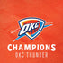 2025 NBA Champions Oklahoma City Thunder iPhone X Pro Case