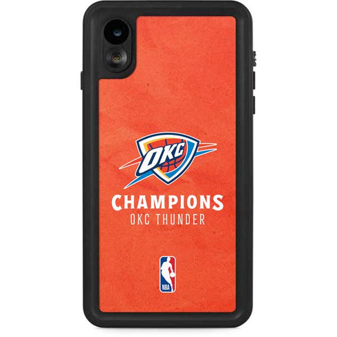 2025 NBA Champions Oklahoma City Thunder iPhone XR Waterproof Case