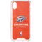 2025 NBA Champions Oklahoma City Thunder iPhone XS Clear Case