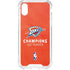 2025 NBA Champions Oklahoma City Thunder iPhone XS Clear Case