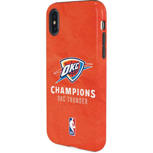 2025 NBA Champions Oklahoma City Thunder iPhone XS Pro Case
