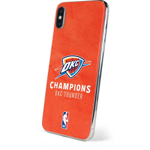 2025 NBA Champions Oklahoma City Thunder iPhone XS Skin