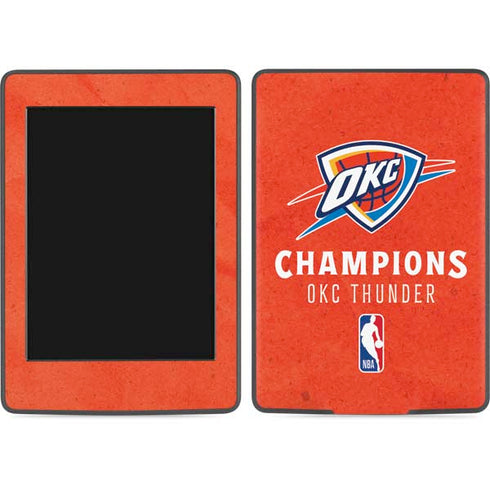 2025 NBA Champions Oklahoma City Thunder Amazon Kindle Skin
