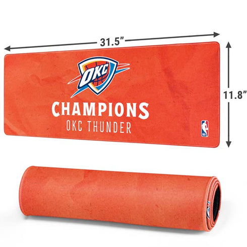 2025 NBA Champions Oklahoma City Thunder Gaming Mouse Pad