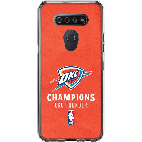 2025 NBA Champions Oklahoma City Thunder LG K51/Q51 Clear Case