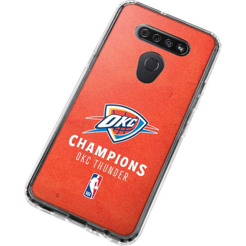 2025 NBA Champions Oklahoma City Thunder LG K51/Q51 Clear Case