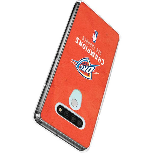 2025 NBA Champions Oklahoma City Thunder LG Stylo 6 Clear Case