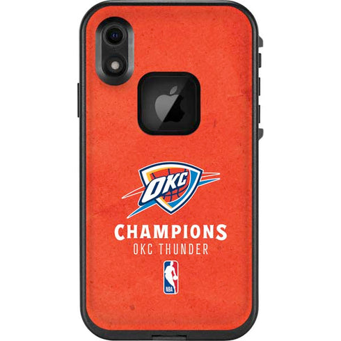 2025 NBA Champions Oklahoma City Thunder LifeProof Fre iPhone Skin