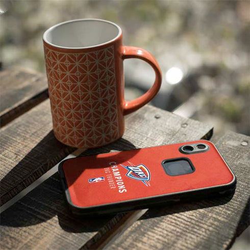 2025 NBA Champions Oklahoma City Thunder LifeProof Fre iPhone Skin