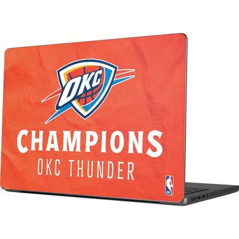 2025 NBA Champions Oklahoma City Thunder MacBook Pro 14in (2021-24) Skin