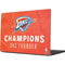 2025 NBA Champions Oklahoma City Thunder MacBook Pro 14in (2021-24) Skin