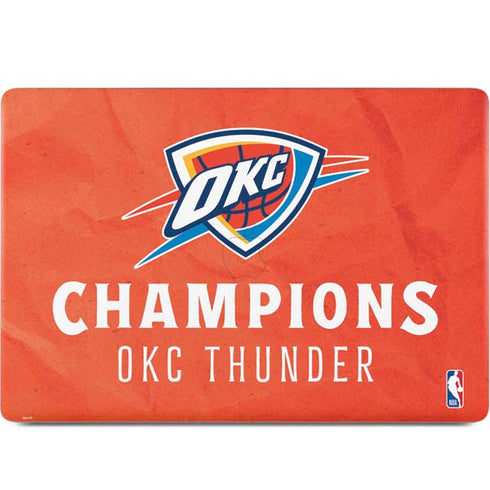 2025 NBA Champions Oklahoma City Thunder MacBook Skins