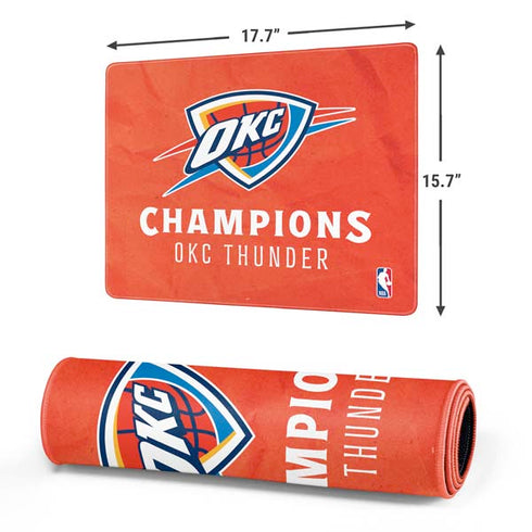2025 NBA Champions Oklahoma City Thunder Gaming Mouse Pad
